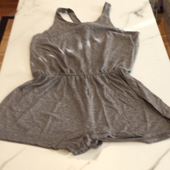 GREY TWIST BACK ROMPER - Picture 2 of 6
